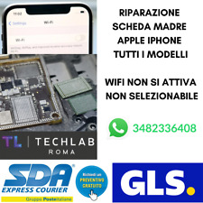 Riparazione scheda madre iPhone 7 8 X XS 11 12 13 NO WIFI grigio non si attiva