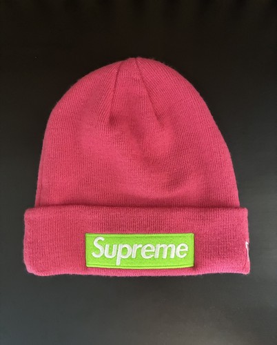 Supreme box logo beanie rosa - box,