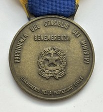 Medaglia BENEMERENZA PROTEZIONE CIVILE -  Alluvione Settembre Novembre 2000