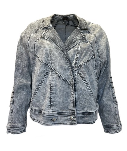 Giacca denim marina - marina, rinaldi