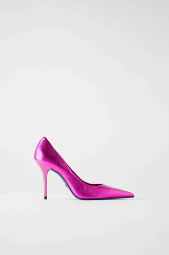 Scarpe con tacco pelle - scarpe,