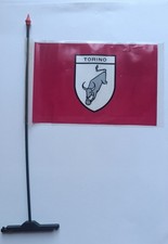 Calcio Bandiera Bandierina PANINI 1964 - TORINO - (Altezza asta = 25cm ca)