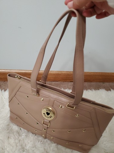 Love moschino tote bag - tote, taupe