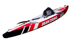 Kayak Gonfiabile Monoposto 385x80 cm con Pagaia Zaino e Accessori Jbay.Zone