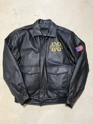 Bomber vintage anni - 90, pelle