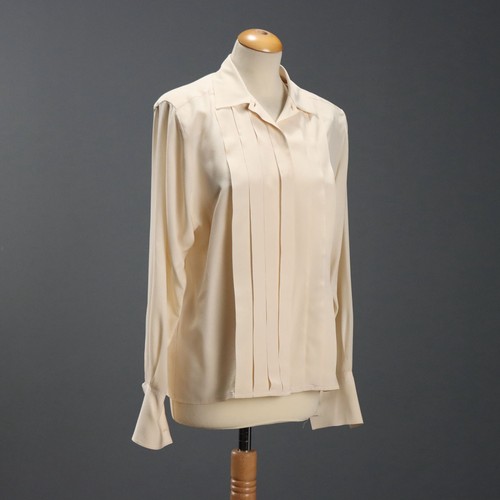 Camicia chanel seta bianca - chanel,