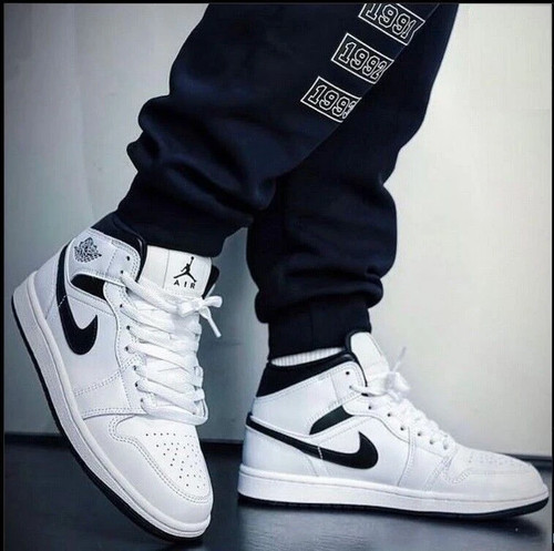 Nike air jordan mid bianco - 1,