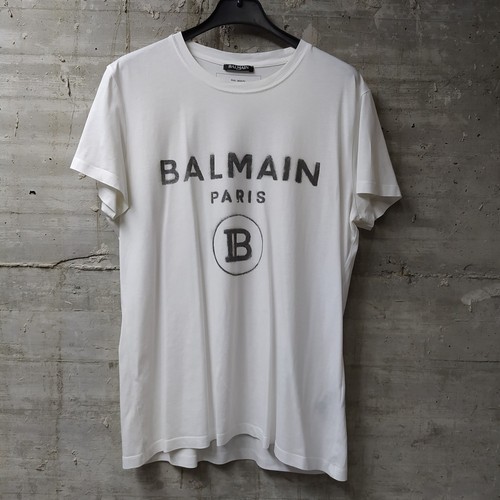 Shirt balmain paris bianca - t-shirt,