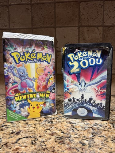 Pokemon vhs lot mew mewtwo - vhs,