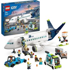 Lego City - Aereo passeggeri - Lego 60367 Autobus, Trattore Aeroportuale, Camion