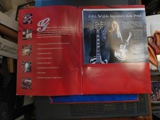 Autografo Zakk Wylde da NAMM 1999 con promozioni Gibson Custom Shop in cartella.  .