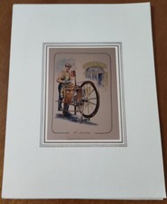 4 Cromolitografie su lamine di Rame - Marcello Cassinari Vettor