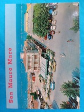 Cartolina Vintage San mauro mare centro 1976 viaggiata