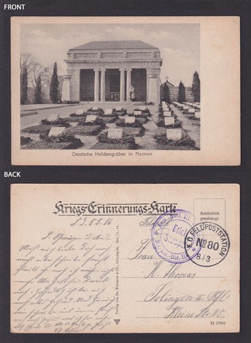 Germania 1916 cartolina - cartolina, da