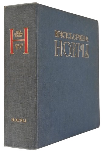 Enciclopedia hoepli volume - enciclopedia, vi