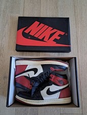 Nike Air Jordan 1 Retro High OG Bred Toe 44.5 / 10.5 US