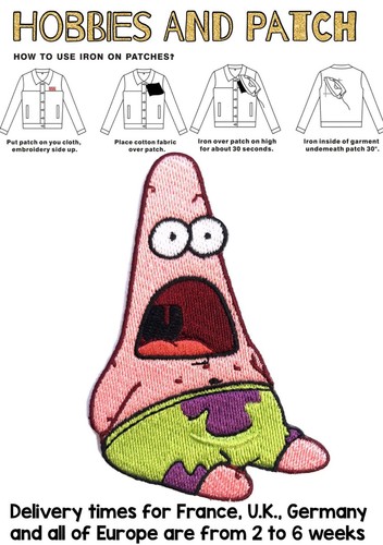 Patch patrick star spongebob - patrick,