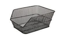 Cestino Posteriore in Metallo per bici bicicletta city Bike Cesta Retinata NERO