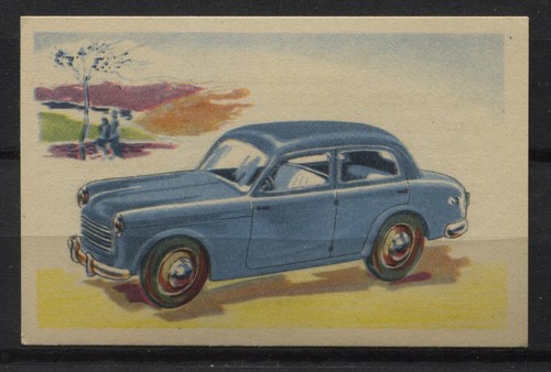 Fiat 1100 1953 cartolina - , da