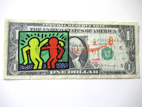 Keith haring banconota - keith, haring: