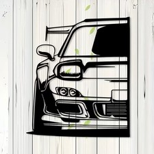 Vintage RX-7 metallo arte