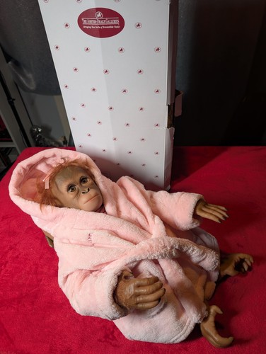 Annabelle hugs monkey - hugs,