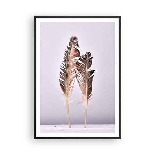 Poster 70x100cm due piume - poster,