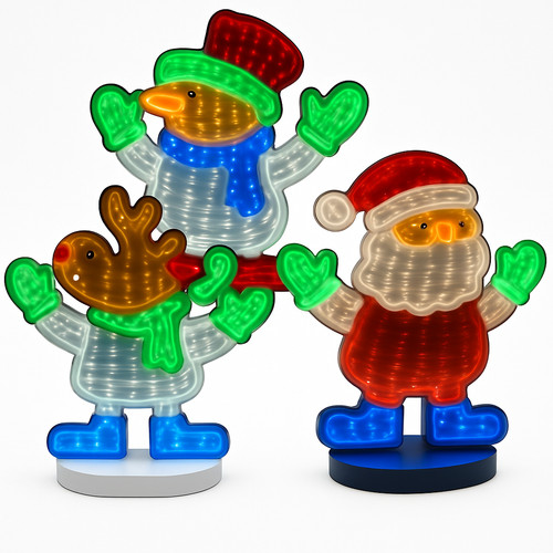 Natale led finestra luce - finestra,