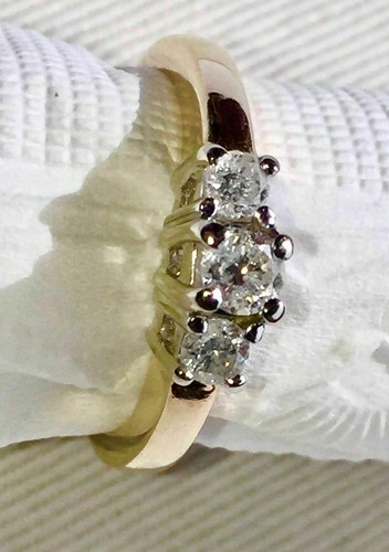 Anello oro giallo solido - in,
