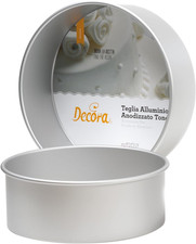 , 0062614 Teglia Professionale Tonda Ø 30 X 10 H Cm, in Alluminio Anodizzato, Se