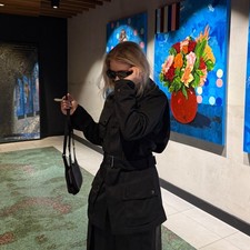 Gucci 44 giacca donna nera