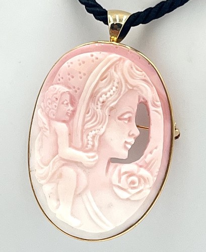 Cammeo conchiglia rosa - conchiglia,