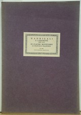 Madrigali e canzonitte. Libro