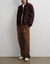 Giacca Moto Uomo Marrone Racer