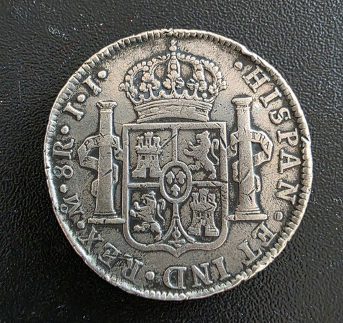 Moneta impero spagnolo messico - impero,