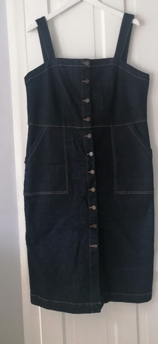 Next abito denim scuro con - abito,