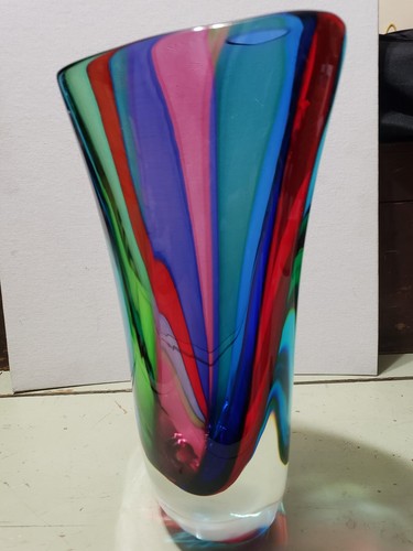 Enorme vaso vetro arte - vetro,