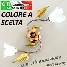 PLAFONIERA IN FERRO BATTUTO 2