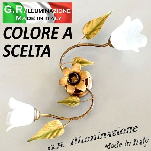 Plafoniera ferro battuto - battuto, 2