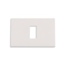 Placca resina 1-2 posti BIANCA Marlanvil compatibile con la serie MAGIC