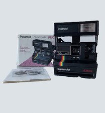 Fotocamera istantanea Polaroid Supercolor 635 CL con scatola ottime condizioni - testata