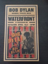 BOB DYLAN - THE NOBEL PRIZE BOX - WATERFRONT 2017 - CRYSTAL CAT - WOODEN BOX