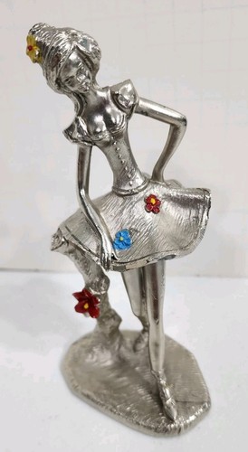 Ballerina pewter figurine - ballerina,