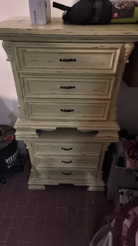 Comodini vintage legno - 2,
