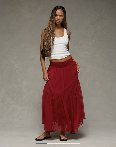 Maxi gonna lunga american - lunga,