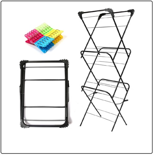 Airer pieghevole livelli - 3,