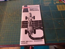 catalogo tedesco carrera slot pista macchinine universal betriebs und montage
