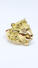 Anello Testa Di Leone Oro