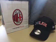 🇺🇸⚽ NUOVO AC Milan USA/US/Stati Uniti d'America Berretto/Cappello e Borsa