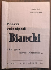 BIANCHI 1956 LISTINO PREZZI